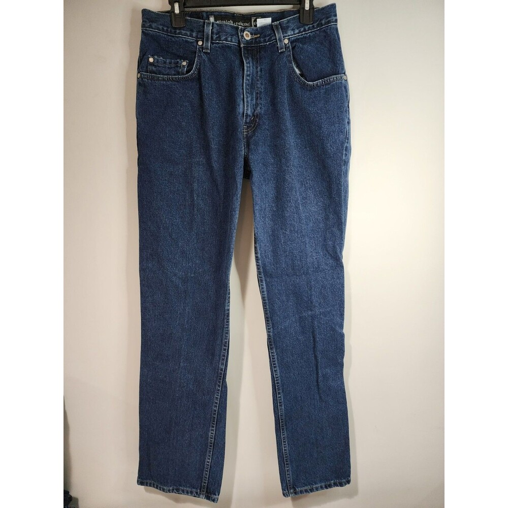 Vintage Levi's Silvertab Straight & Relaxed Denim Jeans Men's 33x34 Dark Wash